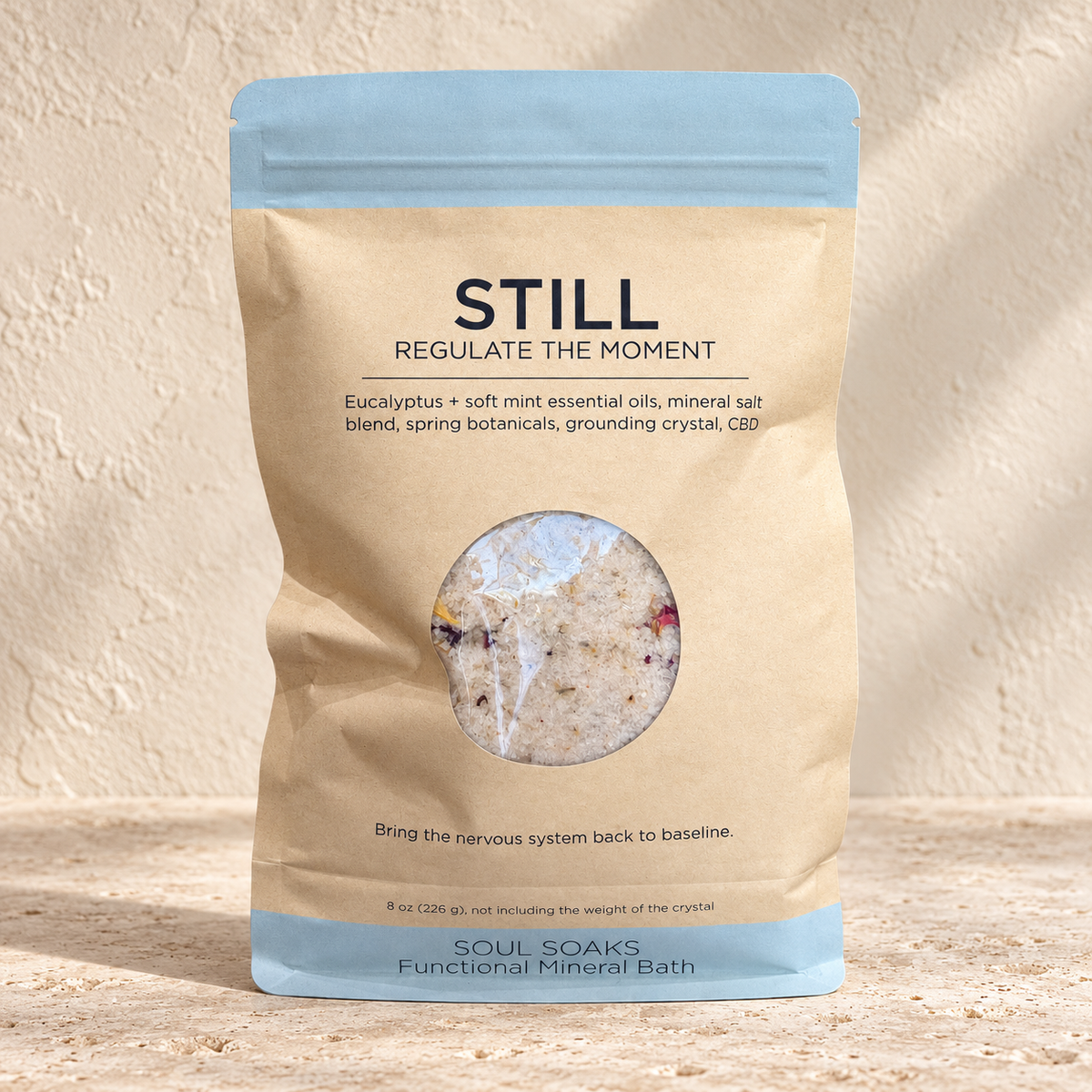 STILL — Eucalyptus & Mint Mineral Bath Soak | Soul Soaks