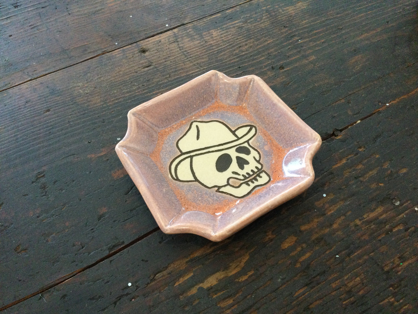 Cowboy Skull Plate