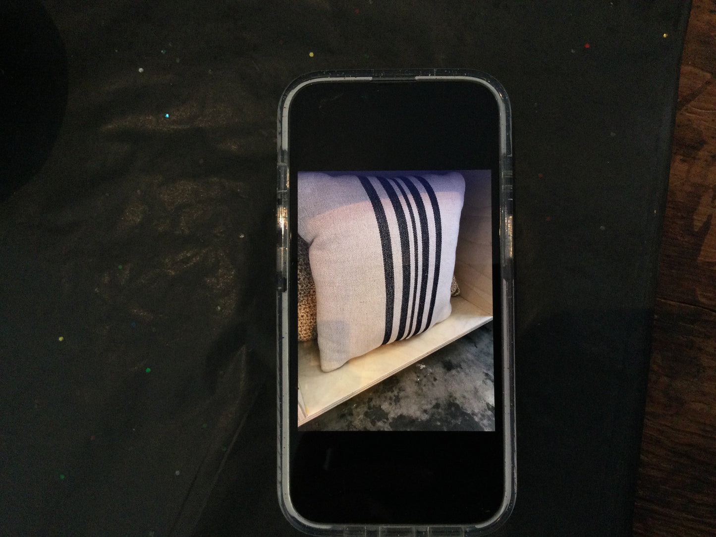 Vintage hemp kilim pillow