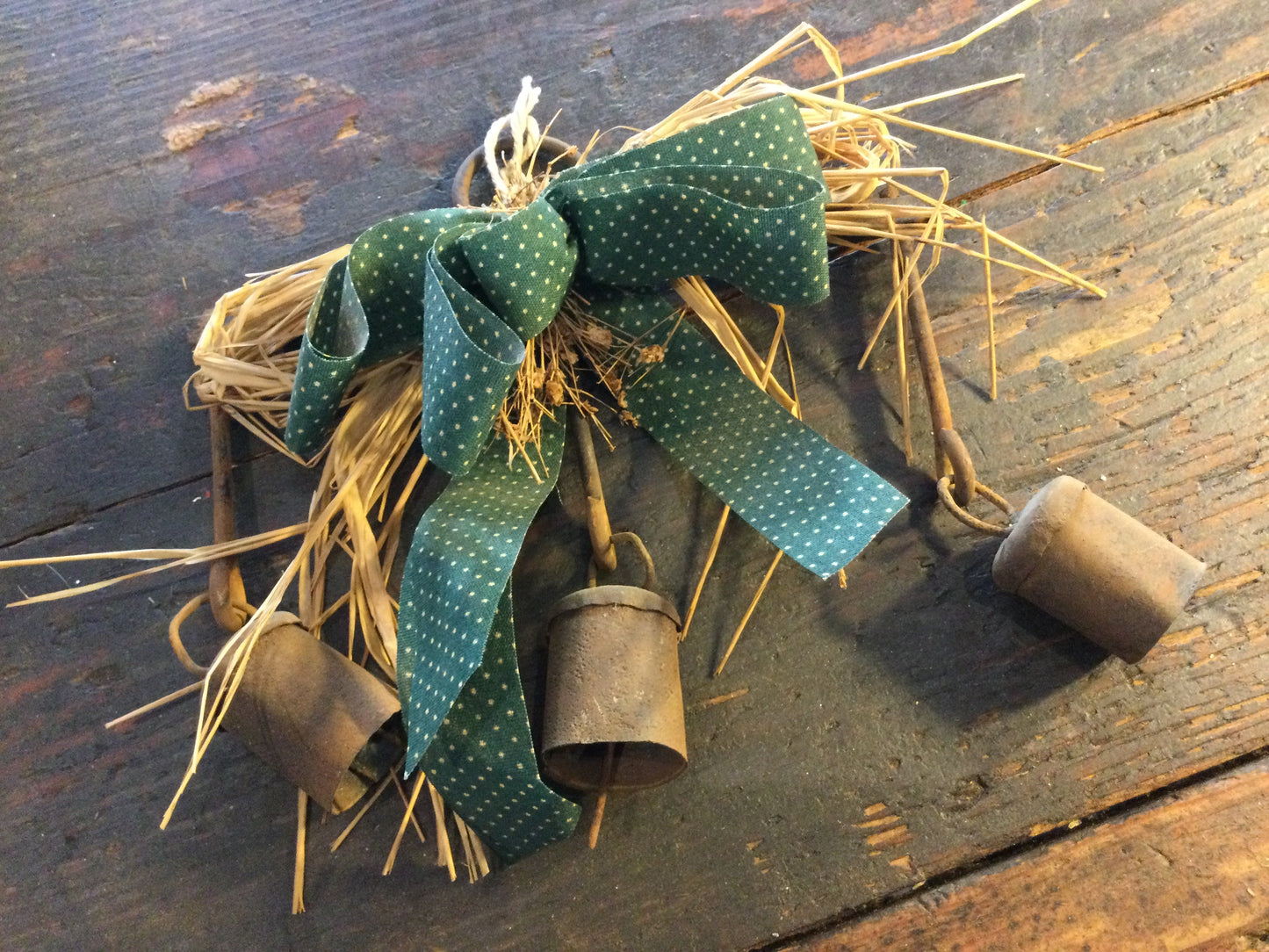 Straw bell hanging