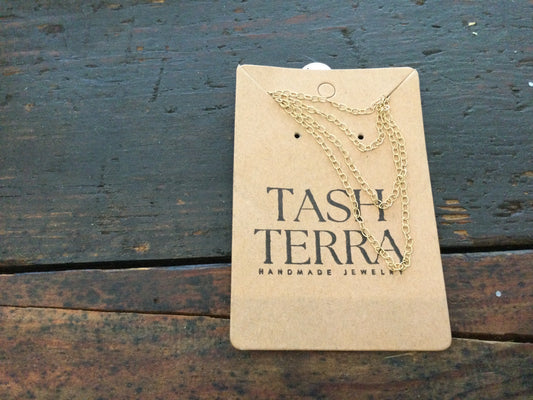 18k Gold Thin Chain