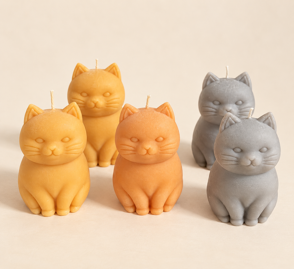 Small Cat Candle