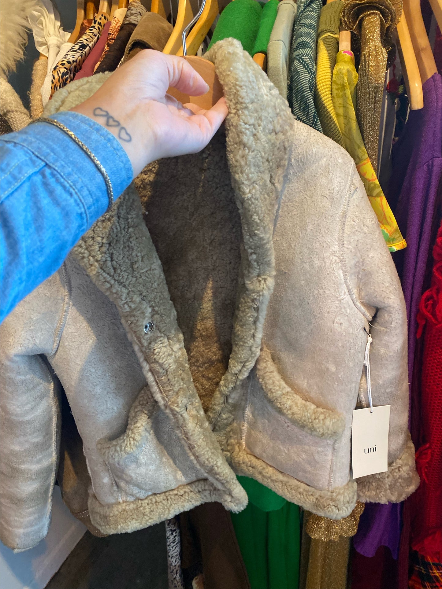 Vintage children’s suede jacket