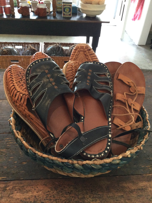 Vintage leather sandals