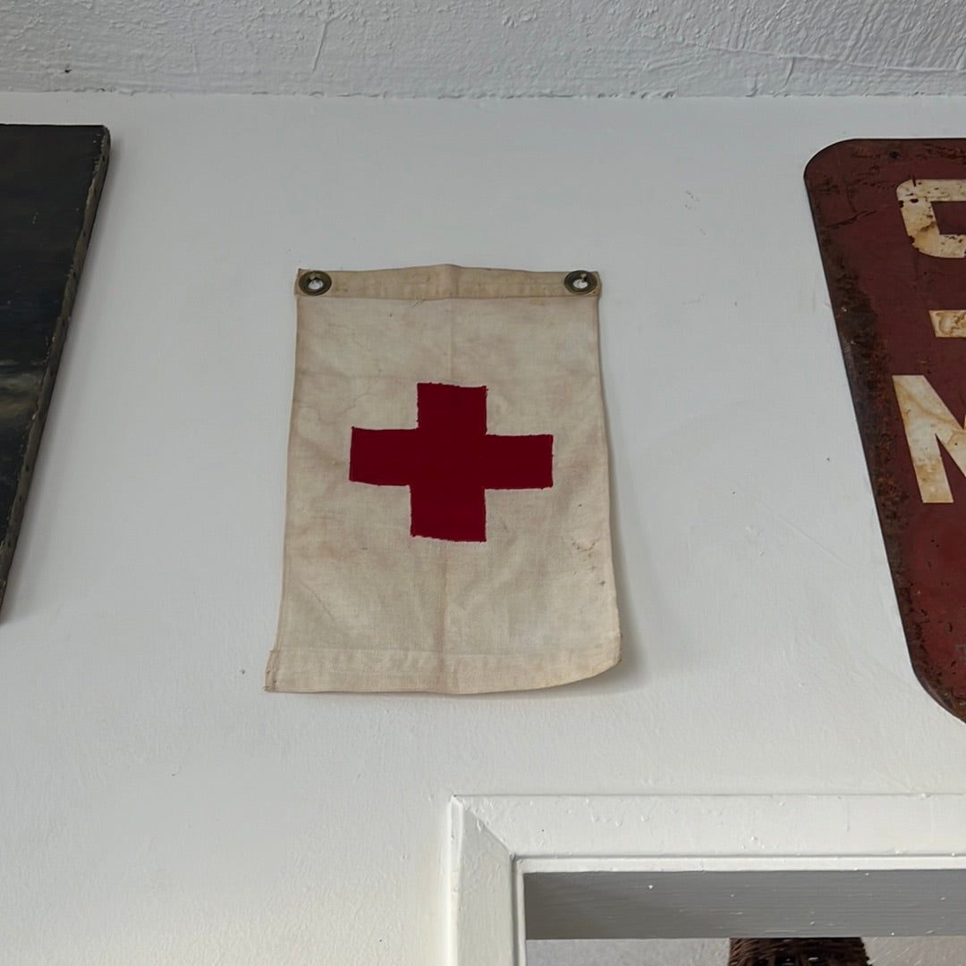 Vintage Red Cross flag