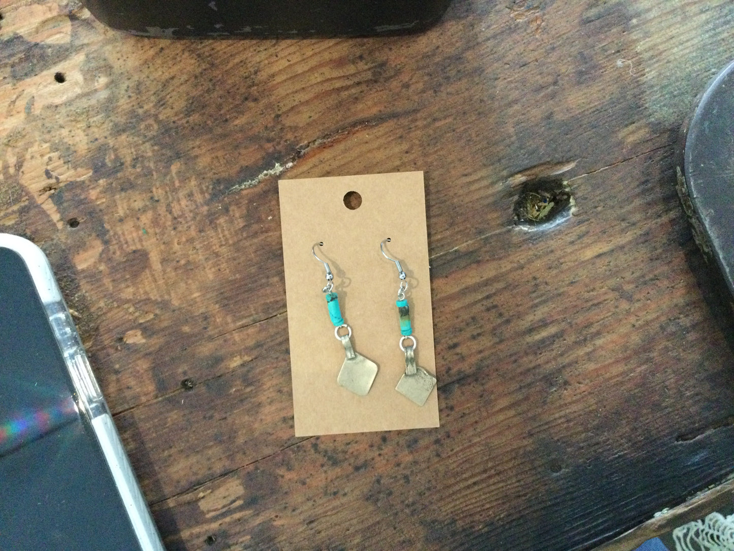 Turquoise Dangly Earrings
