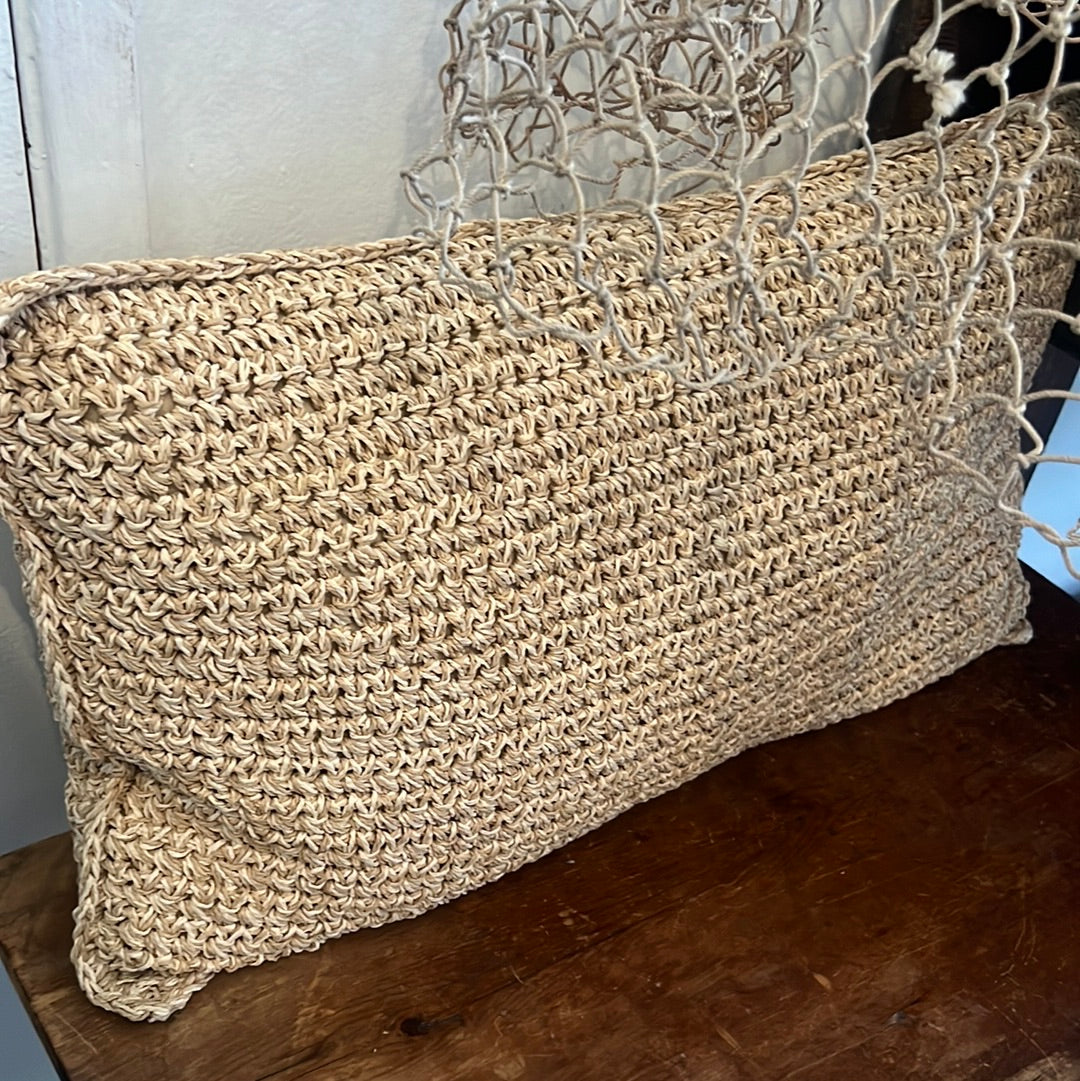 Woven pillow
