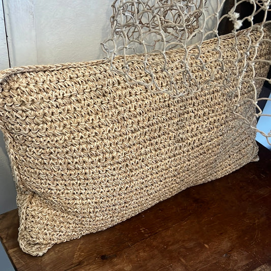 Woven pillow