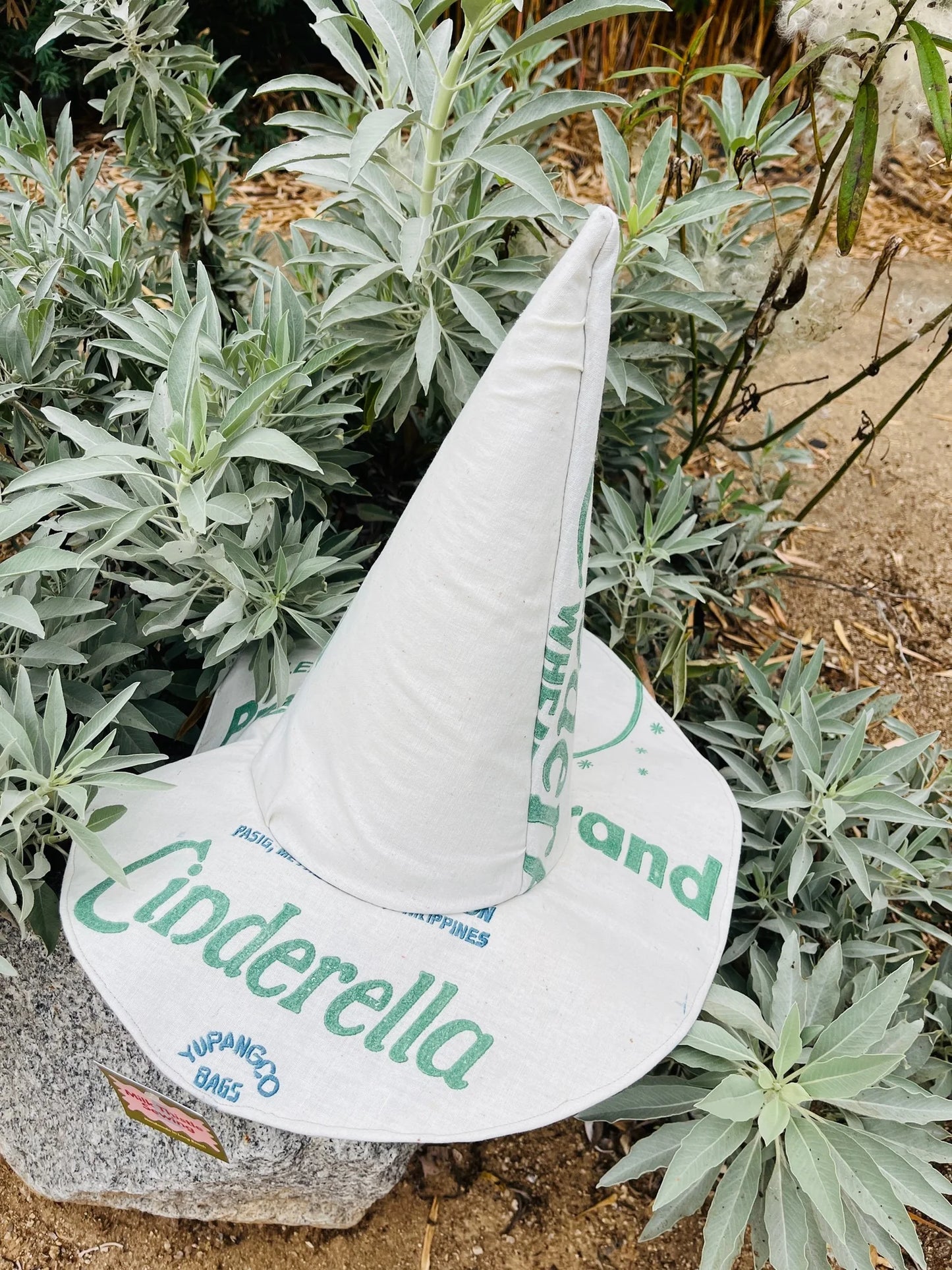 Feed Sack Witch Hat