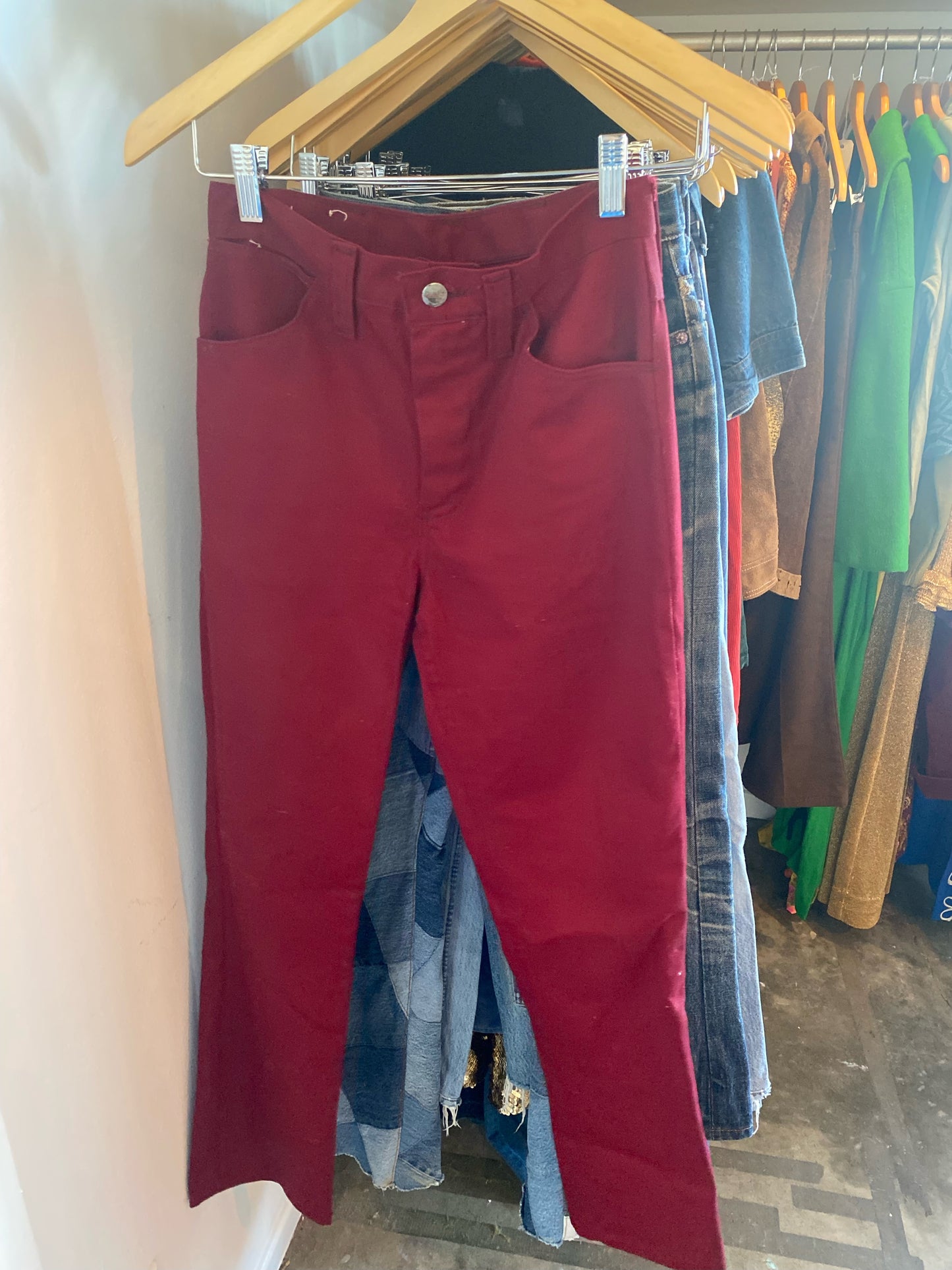 Vintage red wrangler pants