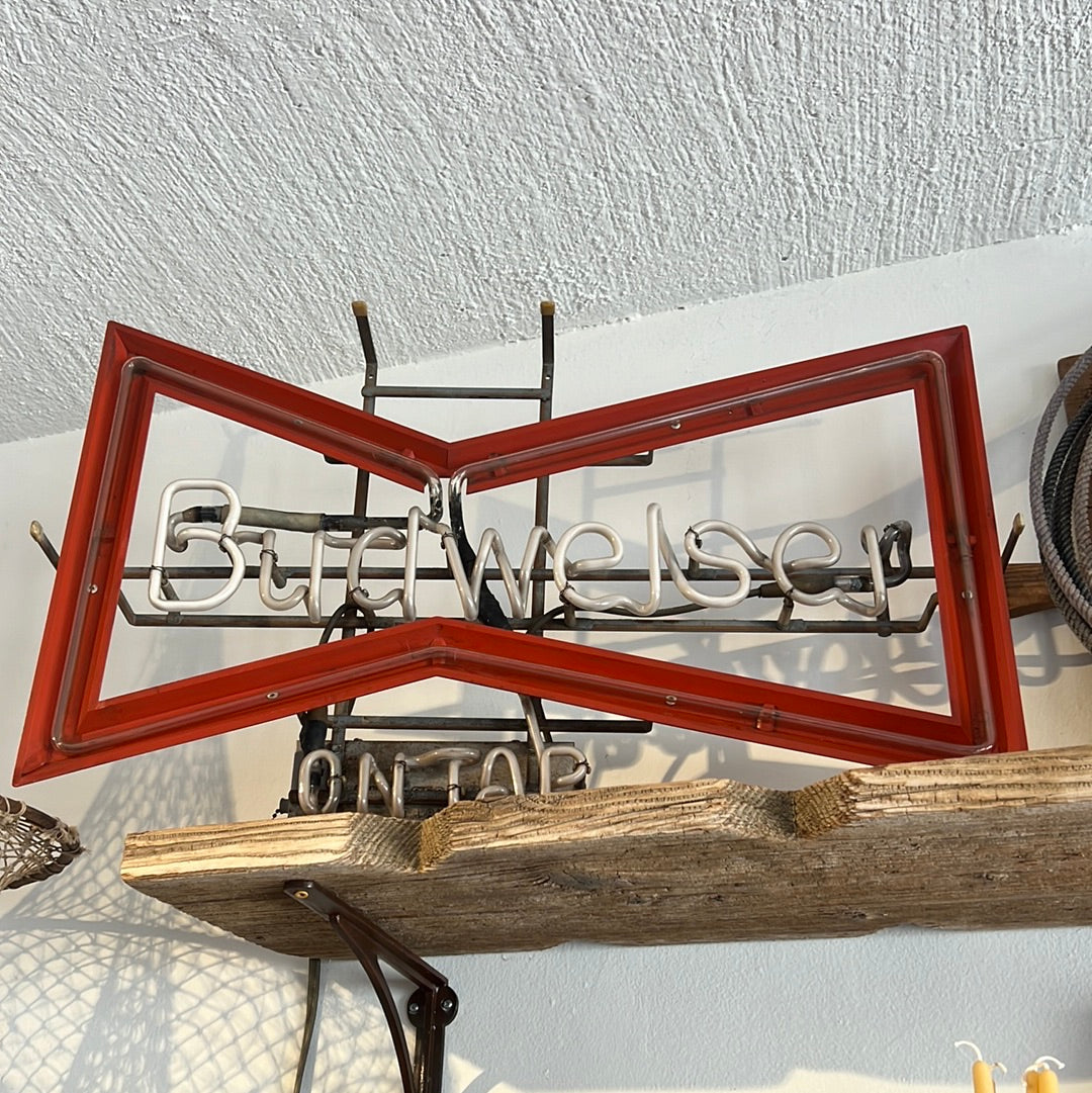 Vintage Budweiser sign