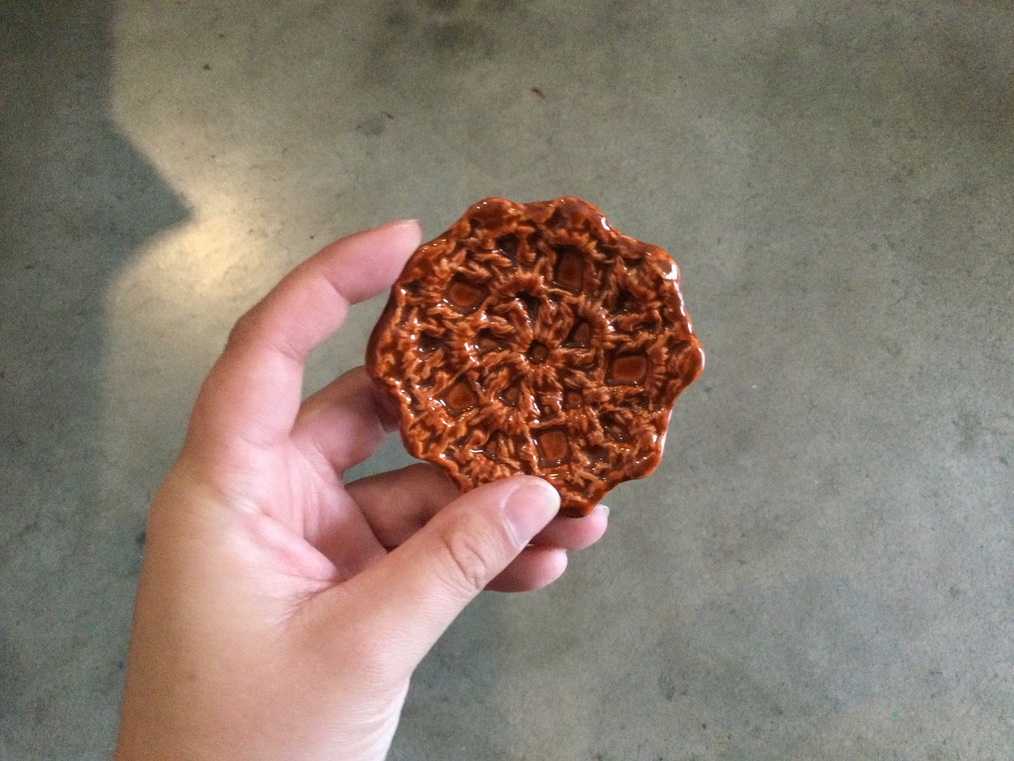Mini Crochet Incense Cone Dish