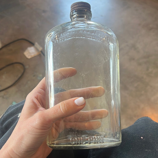 Vintage alcohol bottle