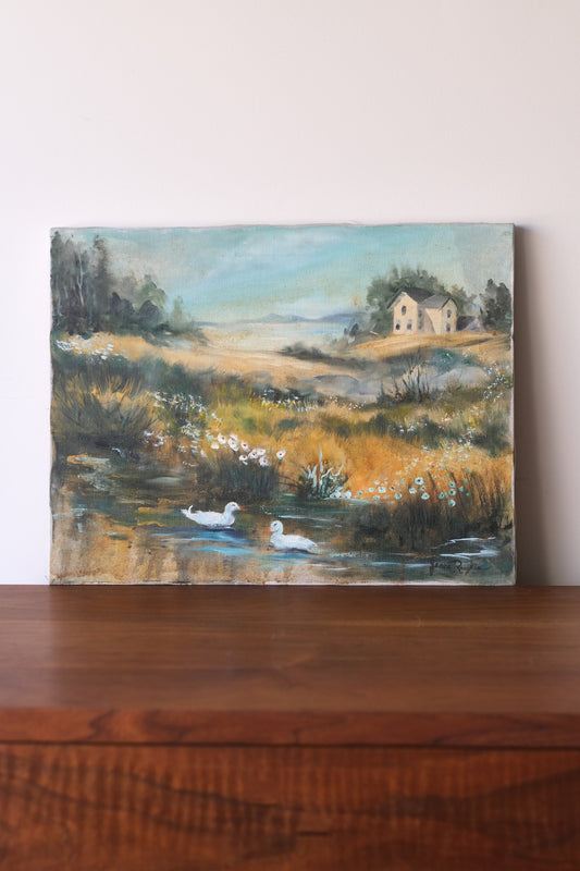 Duck Pond Painting