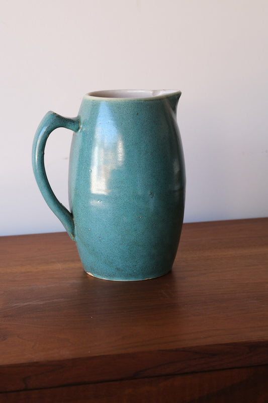 Teal Ceramic Pitcher