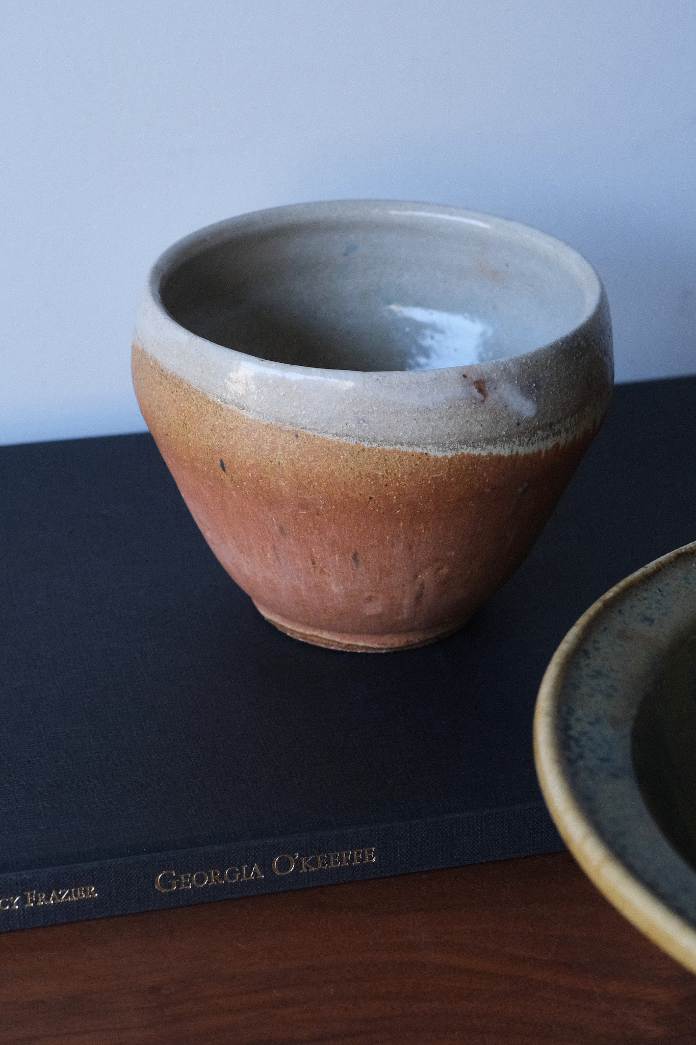 Rust Orange Drip Bowl