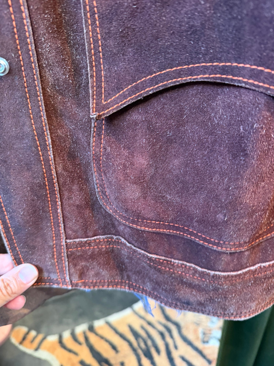 PYPSA Brown Suede Jacket