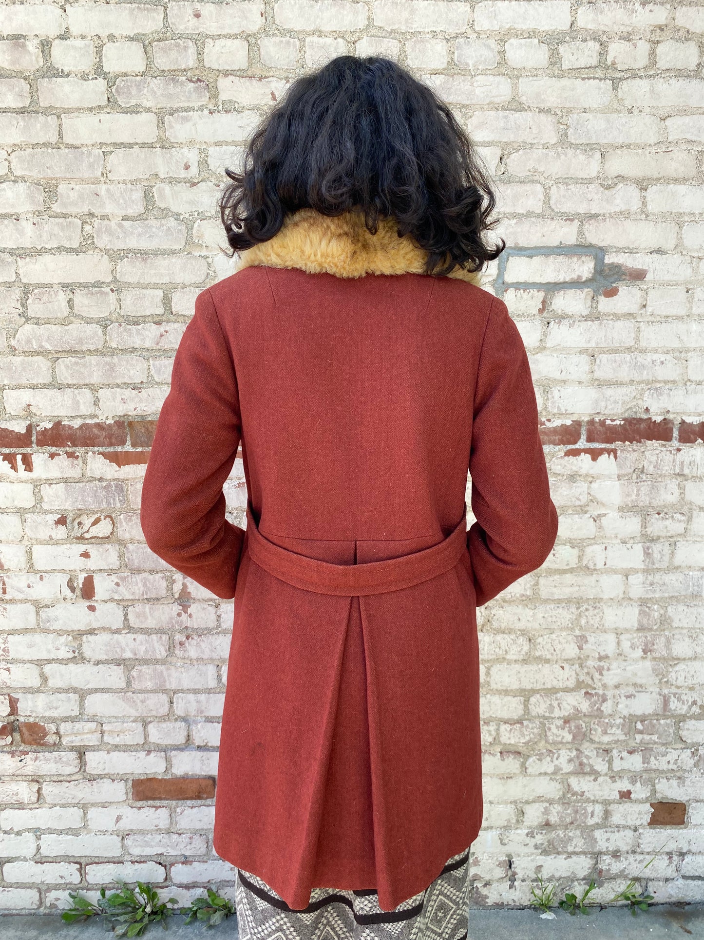 Rust Wool Coat