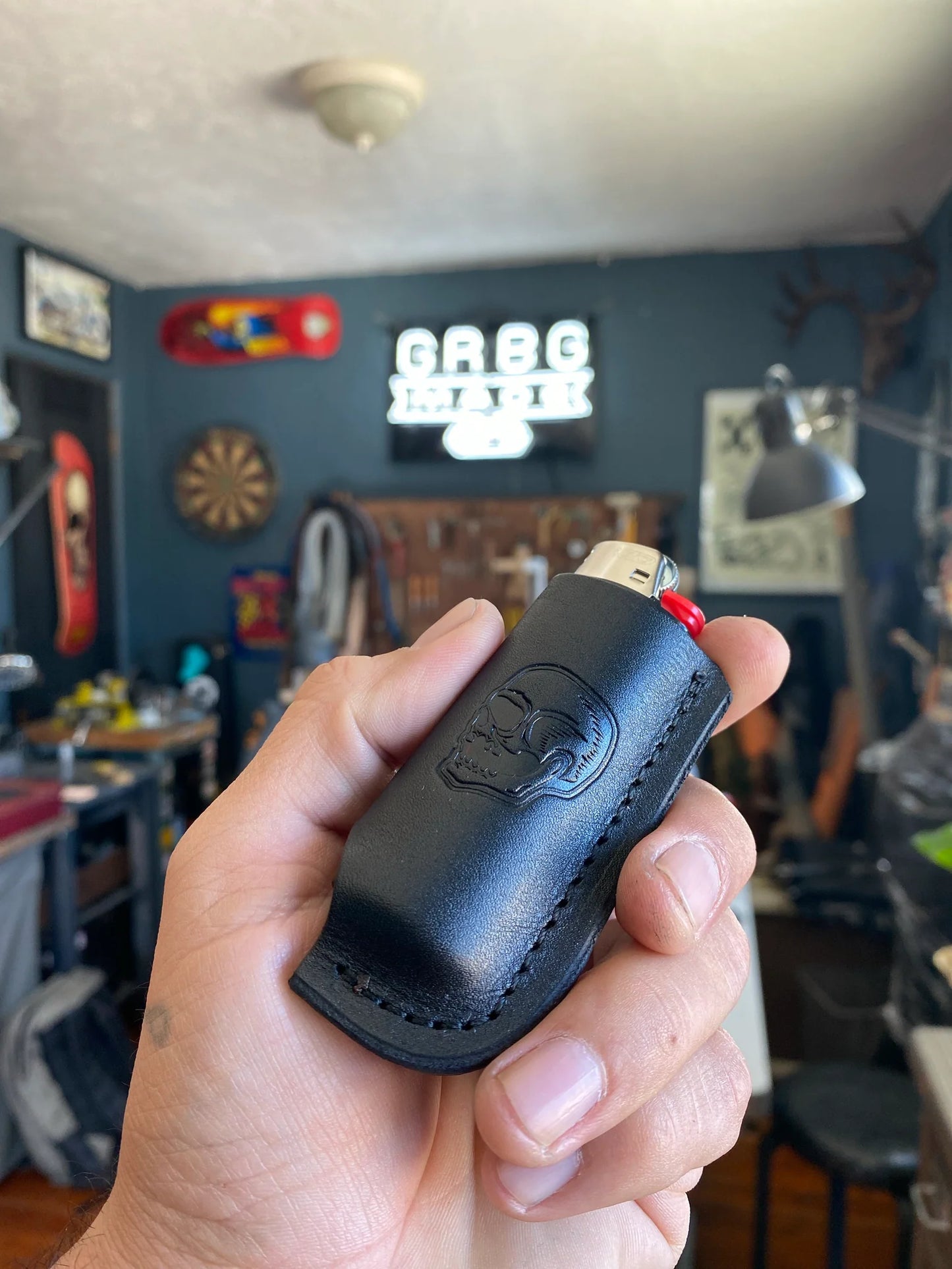Leather Lighter Sleeve