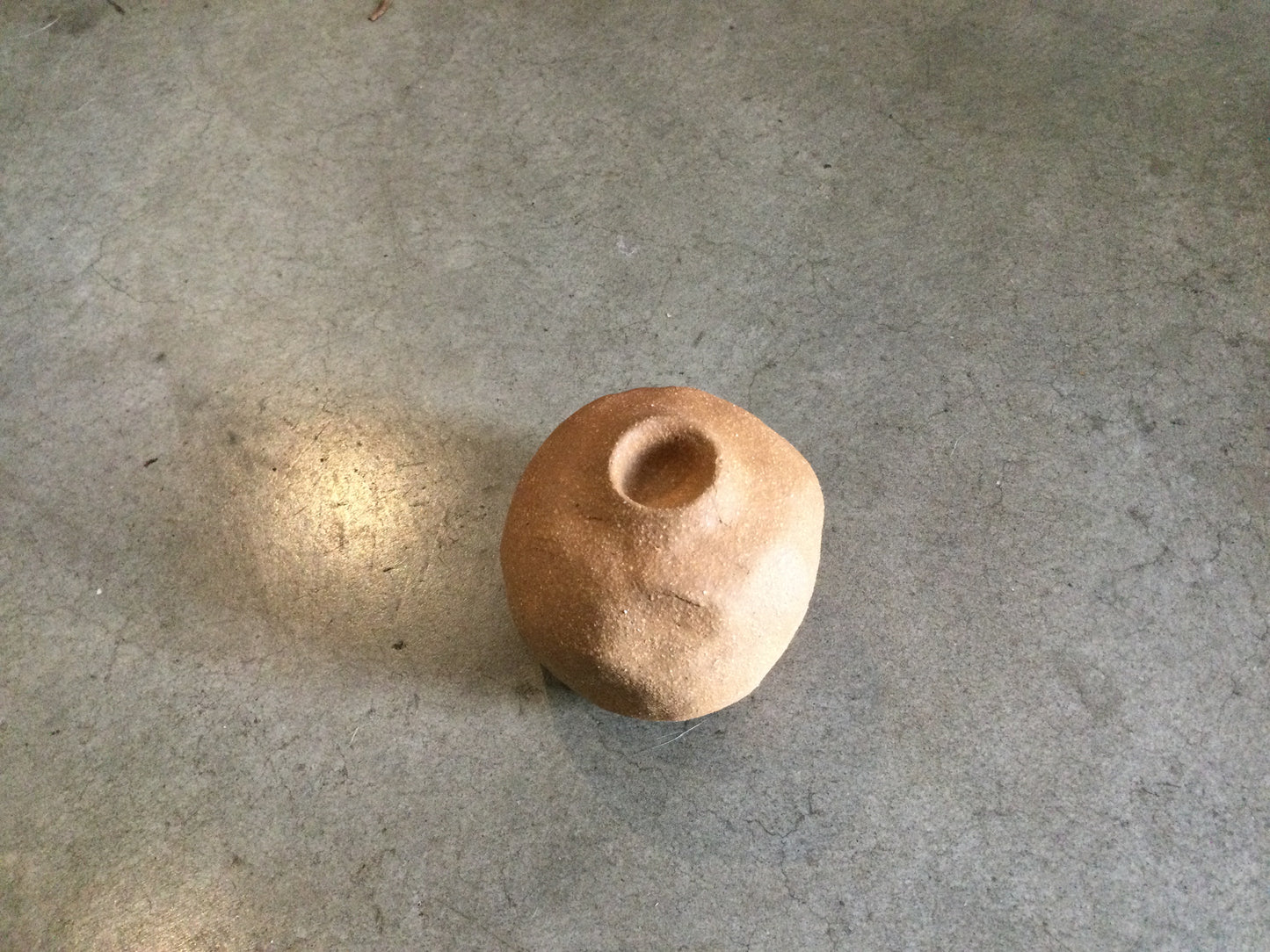 Mini Sandy Clay Candlestick Holder