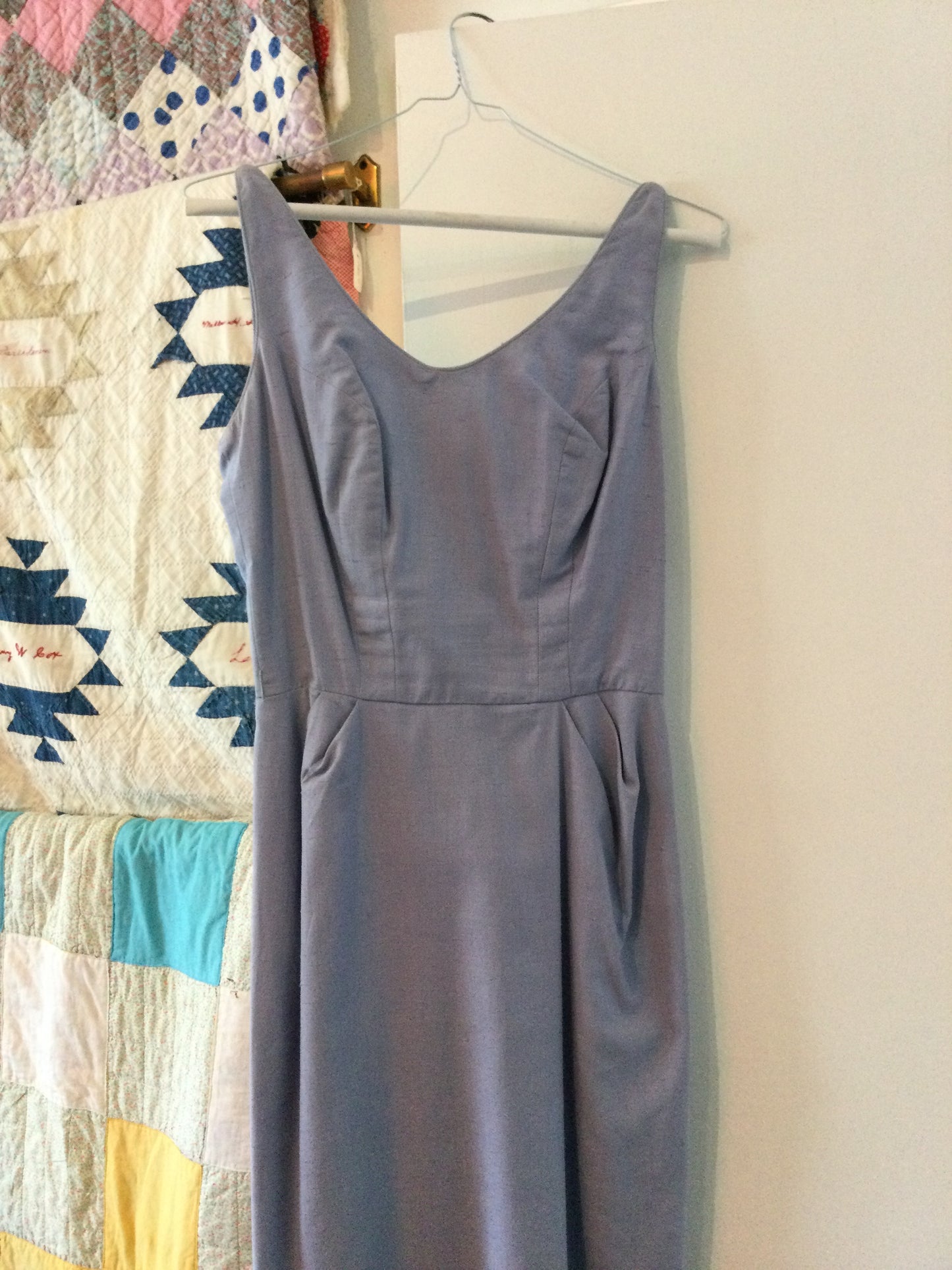 1950s Wiggle Dress (Light Blue)