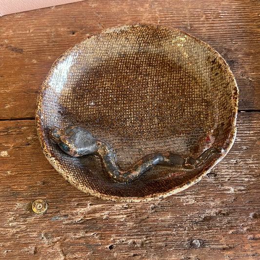 Ceramic snake dish