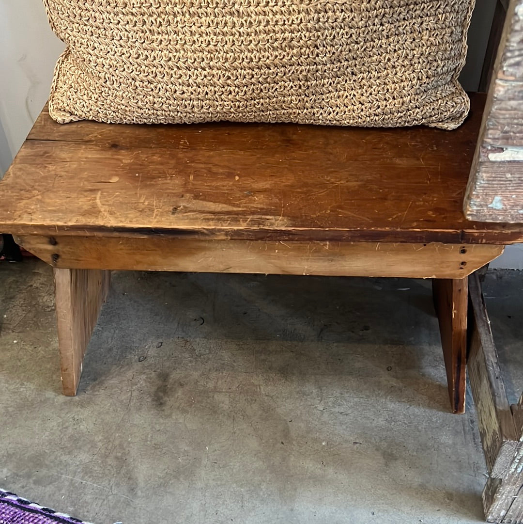 Vintage wooden stool