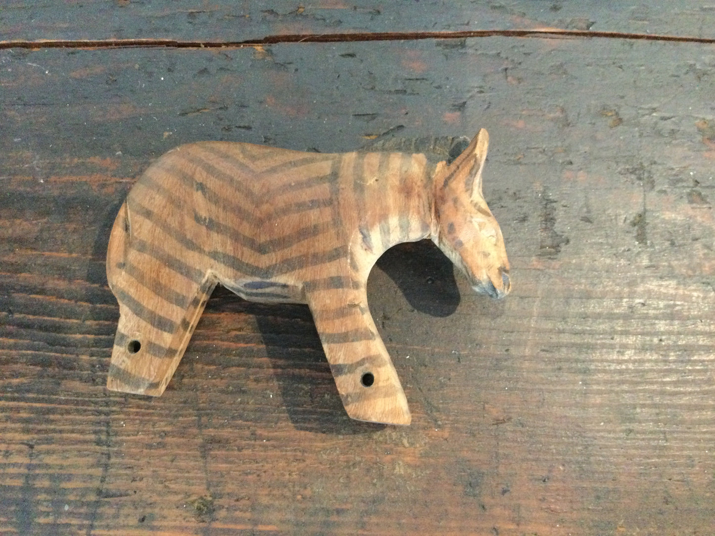 Wooden zebra