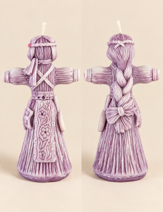 Slavic Poppet Candle