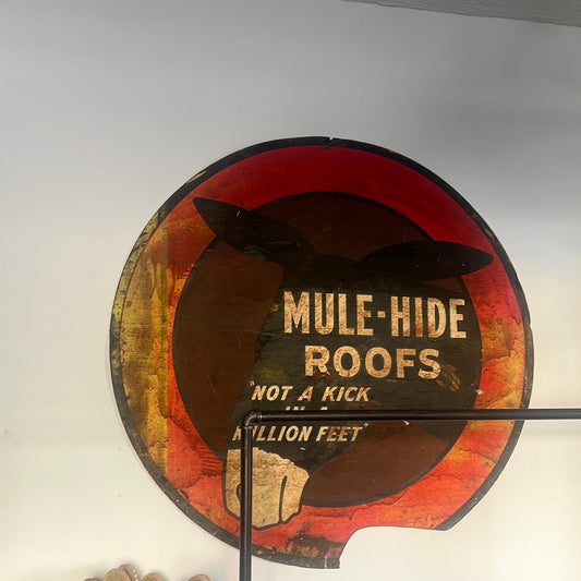 Vintage mule sign