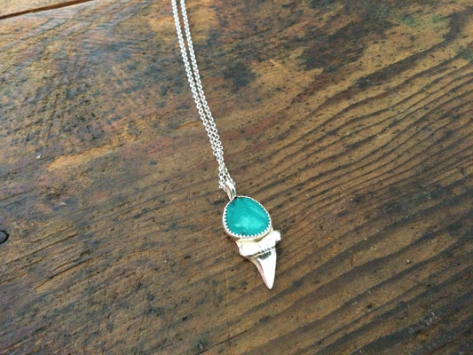 Shark Tooth Sterling Necklace