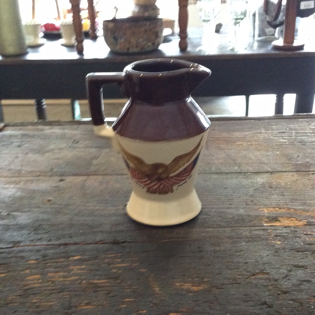 Vintage Pitcher with Eagle