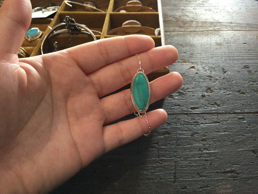 Turquoise Chain Bracelet
