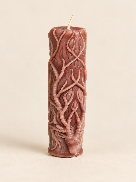 Stag Antler Divination Pillar Candle — Discover Your Spirit Animal