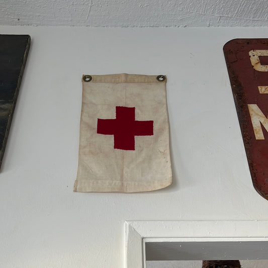 Vintage Red Cross flag