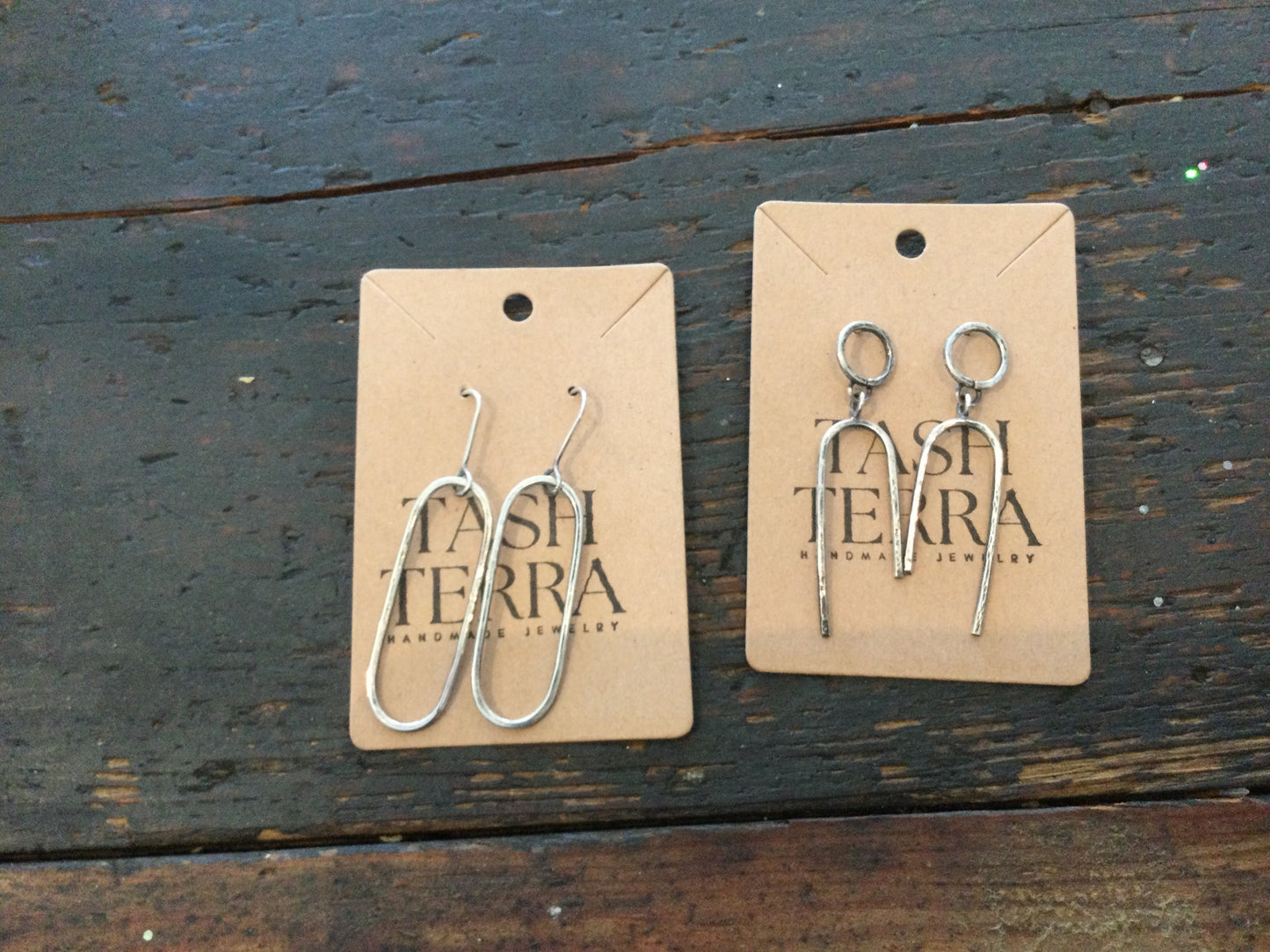 Metal Dangly Earrings