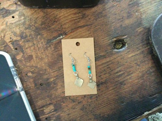 Turquoise Dangly Earrings