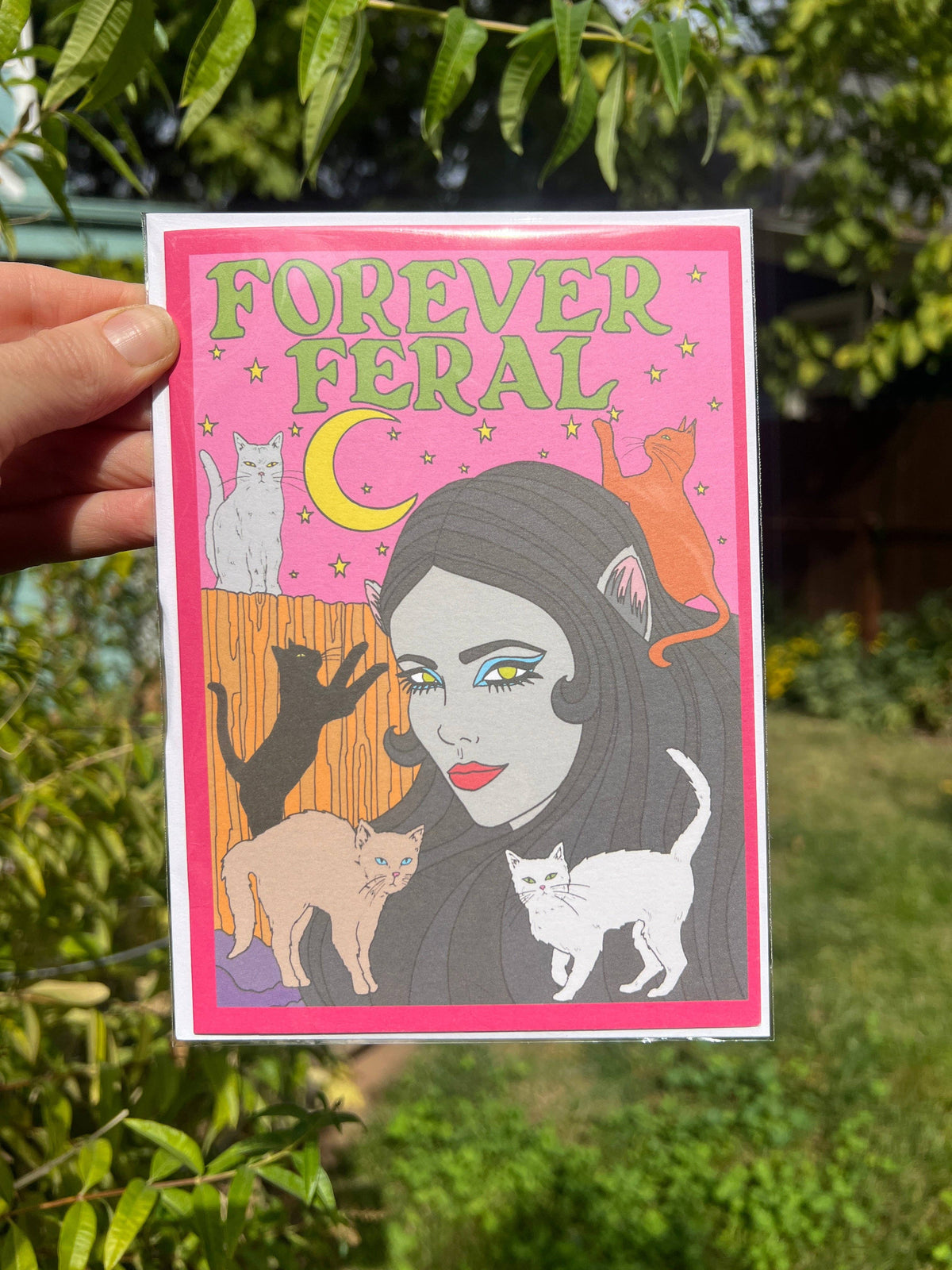 Forever Feral Birthday Card