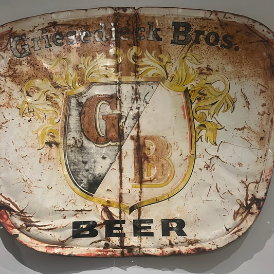 Vintage beer sign
