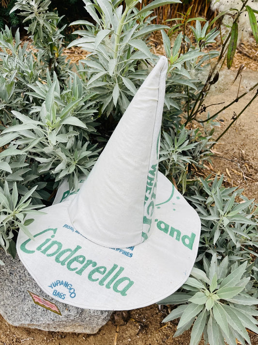 Feed Sack Witch Hat