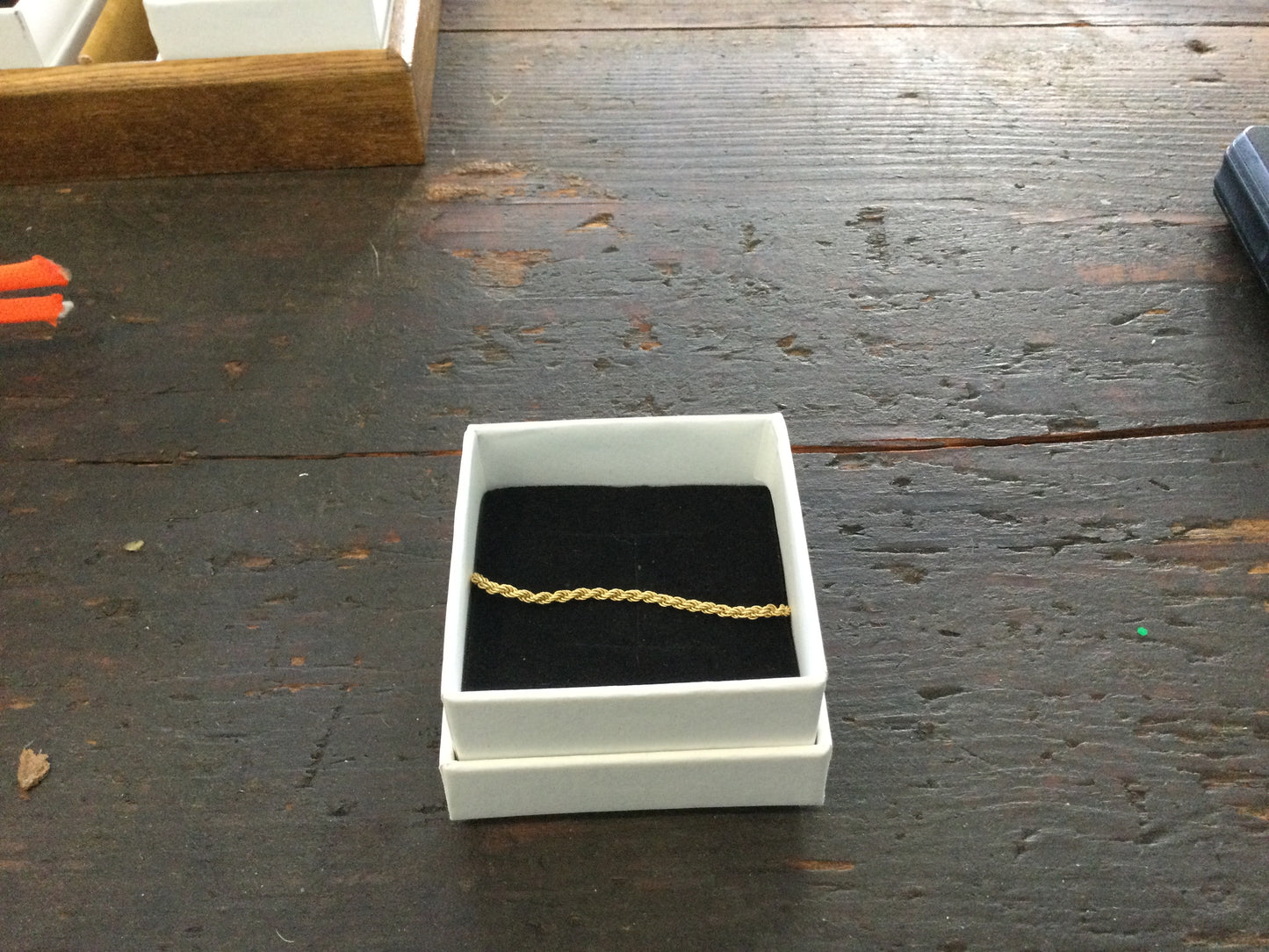 Woven Gold Chain Necklace