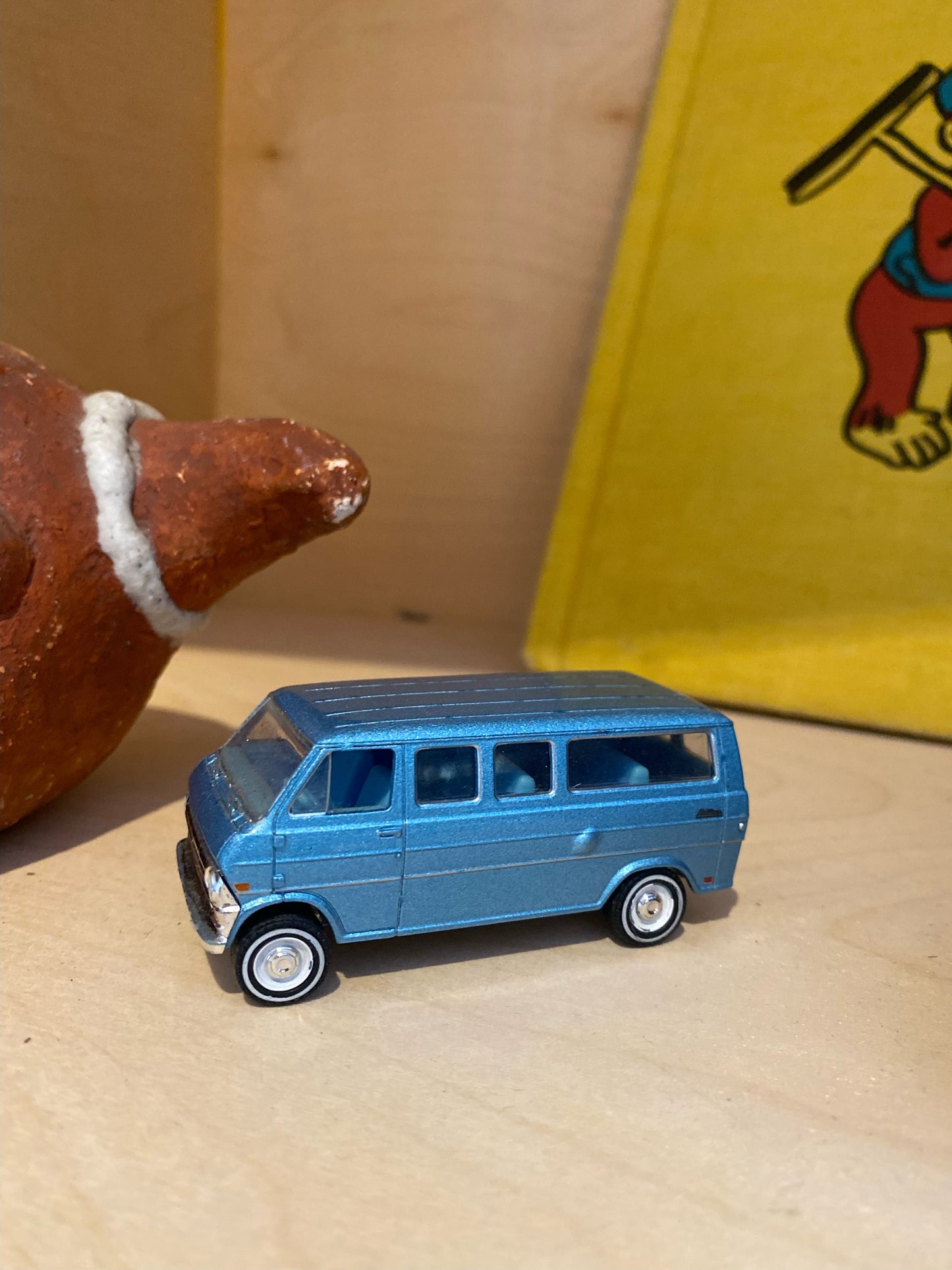 Toy blue van