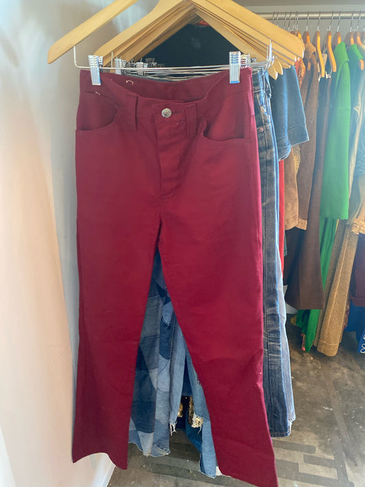 Vintage red wrangler pants