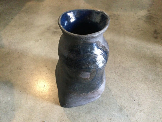 Grey and Navy Vase