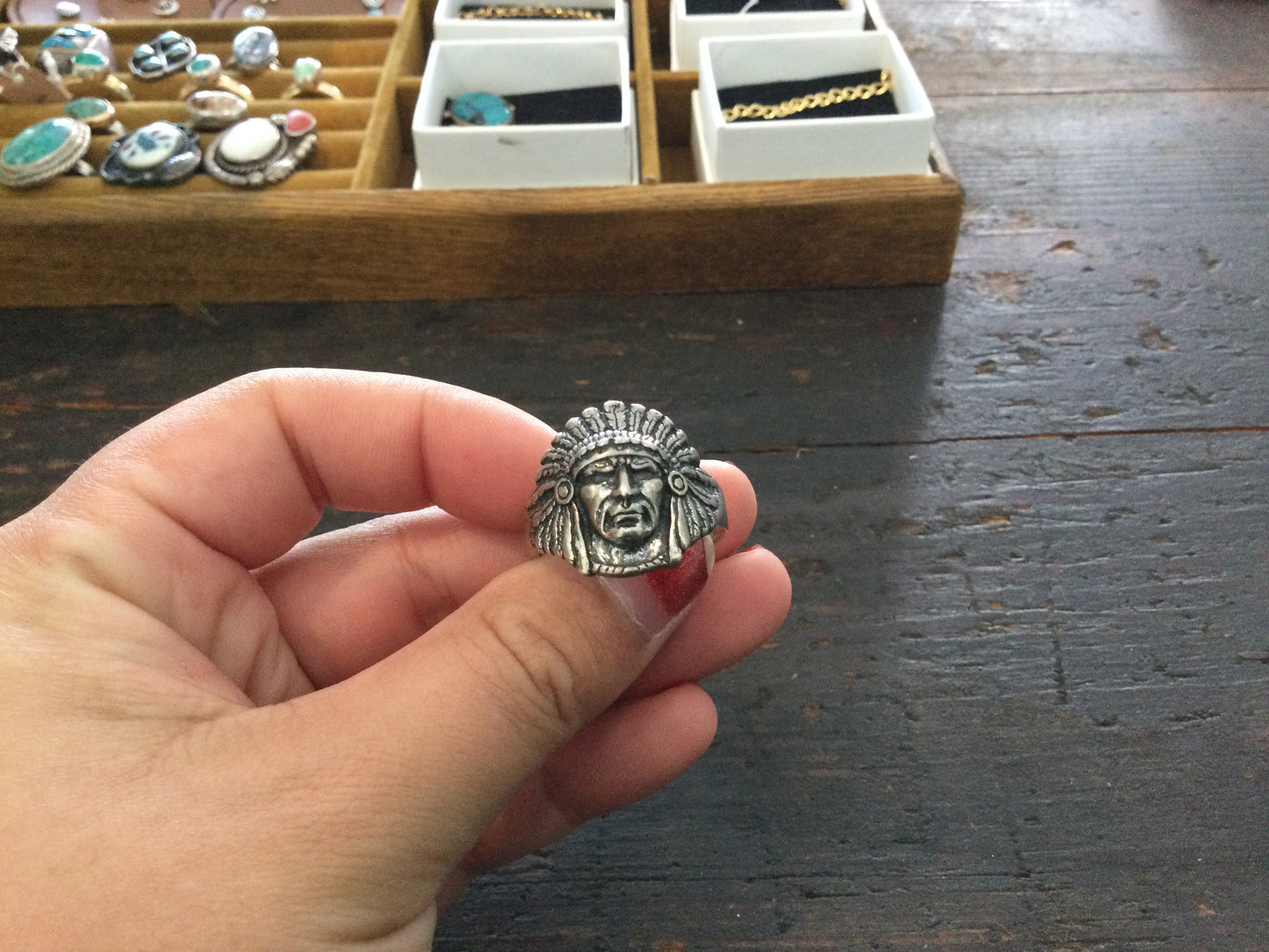 Indian Chief Ring