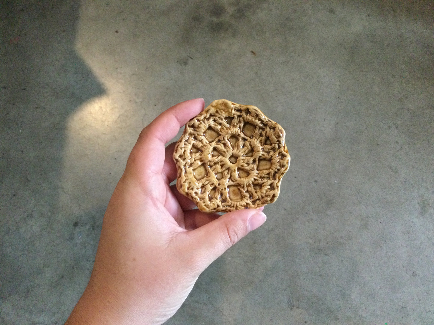 Mini Crochet Incense Cone Dish