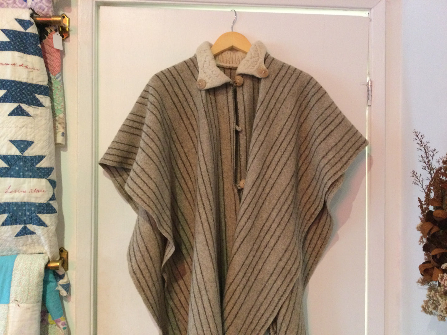 Striped Poncho