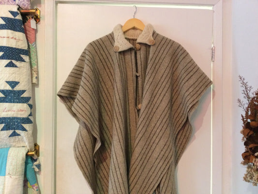 Striped Poncho