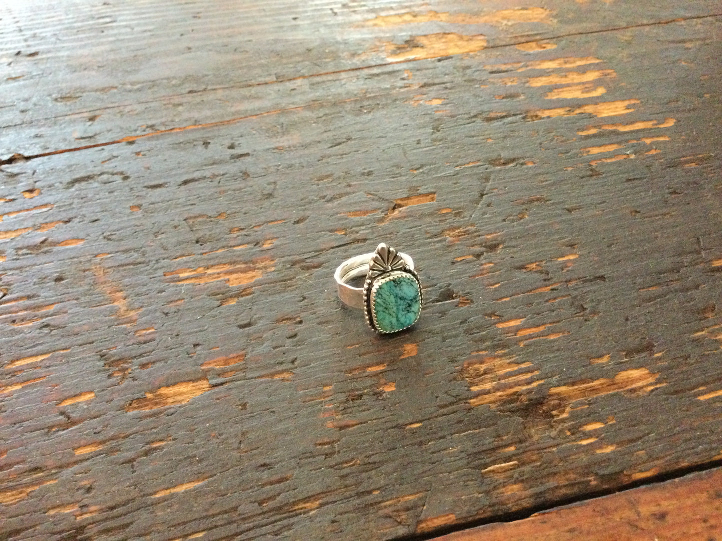 Square Turquoise Ring