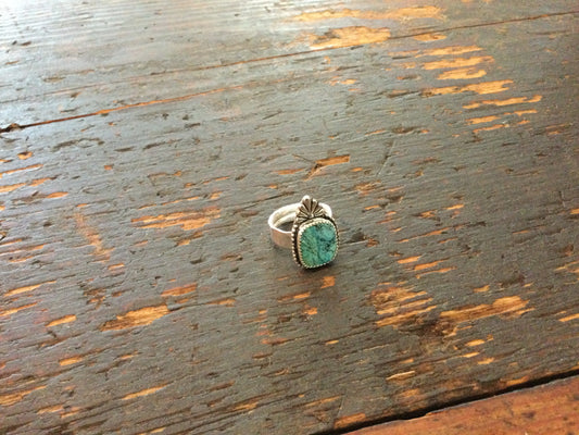 Square Turquoise Ring